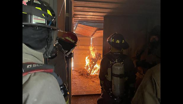 Fire school in Pratt, KS