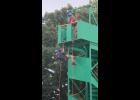Members from Hartford and Carlisle Fire Department participated in high angle rope rescue training on July 25. This training was made possible with the help of Professional Rescue Innovations and Iowa Fire Service Training Bureau.